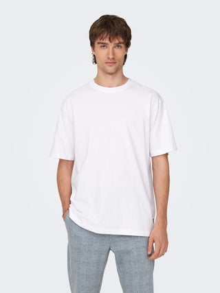 ONLY&SONS T-SHIRT FRED MANICA CORTA UOMO 22022532 BGW