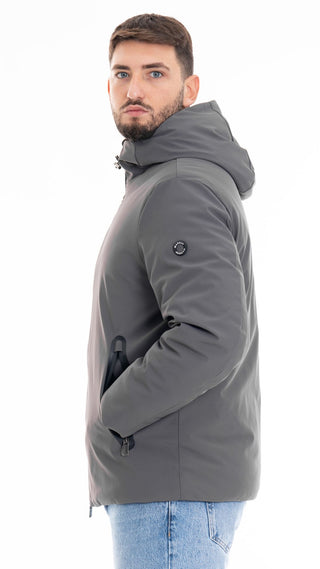 MARKUP GIUBBOTTO CON CAPPUCCIO IN SOFTSHELL UOMO MK794011 PMO