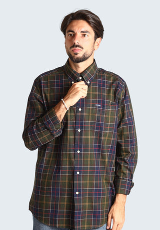 BARBOUR CAMICIA WETHERAM TAILORED UOMO MSH4982 TN11