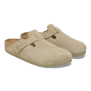 BIRKENSTOCK SANDALI BOSTON FADED SUEDE LEATHER 1025844