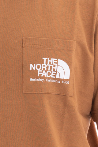 THE NORTH FACE T-SHIRT BERKELEY CALIFORNIA POCKET SHORT SLEEVES MEN NF0A87U2173