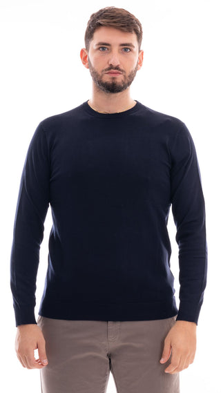 MARKUP CREW NECK SWEATER MEN MK20010 BLUE