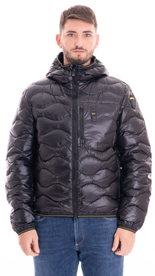 BLAUER PIUMINO WAVE CON CAPPUCCIO UOMO BLUC03030 006355 999