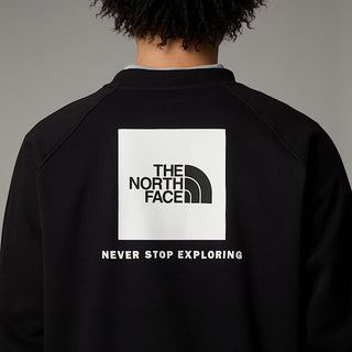 THE NORTH FACE FELPA GIROCOLLO RAGLAN CON STAMPA UOMO NF0A89FAJK3