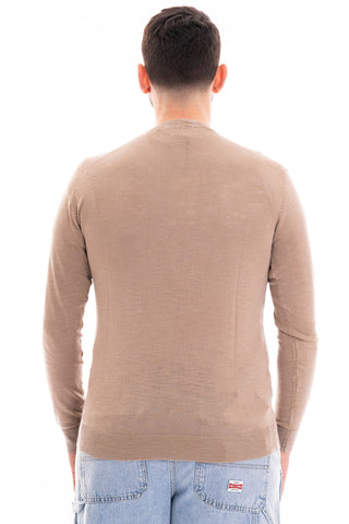 MARKUP ROUND NECK LONG SLEEVE T-SHIRT IN COTTON MK10006 CRD