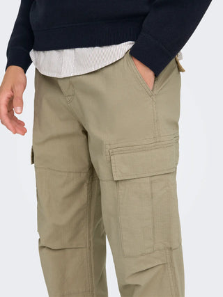 ONLY&SONS PANTALONE CARGO RAY LIFE 0020 RIBSTOP UOMO 22028640 CLA