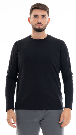 MARKUP T-SHIRT MANICA LUNGA GIROCOLLO UOMO MK21005 NER