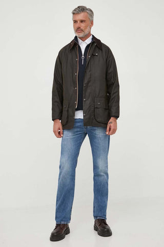 BARBOUR M CLASSIC BEAUFORT WAX JACKET COTTON OUT MWX0002 OL71