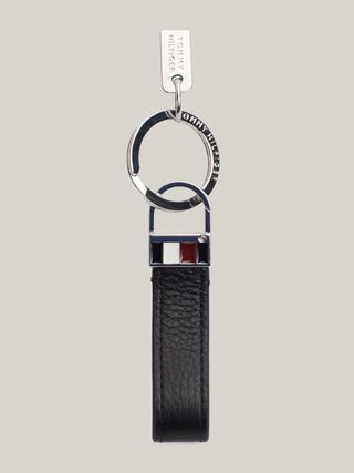 TOMMY HILFIGER MEN'S WALLET AND KEY RING AM12788 BDS