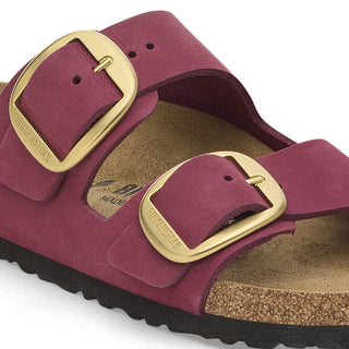 BIRKENSTOCK SANDALO ARIZONA CON  FIBIA GRANDE IN PELLE DONNA 1027989