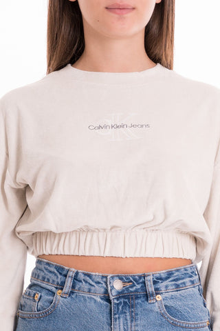 CALVIN KLEIN JEANS W TOWELLING CREWNECK J221340