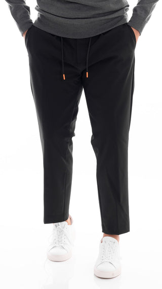 MARKUP TECHNICAL FABRIC TROUSERS MEN MK795129 BLACK