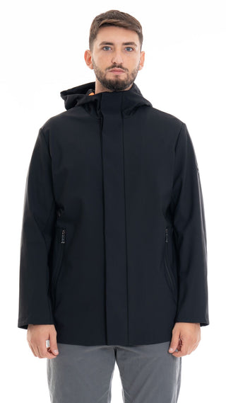 MARKUP PARKA SOFTSHELL ACCOPPIATO IN VELLUTTO UOMO MK794019 NER