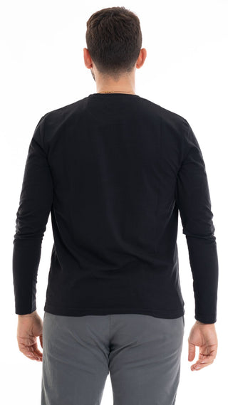 MARKUP T-SHIRT MANICA LUNGA GIROCOLLO UOMO MK21005 NER