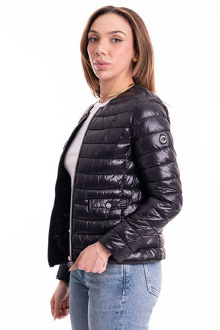 MARKUP SHORT DOWN JACKET WITH ROUND NECK MW14003 BLACK