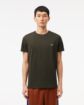 LACOSTE T-SHIRT  IN COTONE PIMA TH6709 L7A