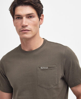 BARBOUR T-SHIRT LANGDON CON TASCHINO UOMO MTS1114 CH55