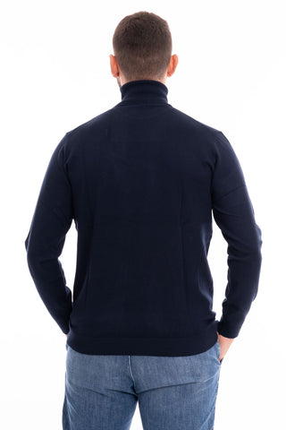 MARKUP SWEATER OTHER COLLAR MEN MK20015 BLUE