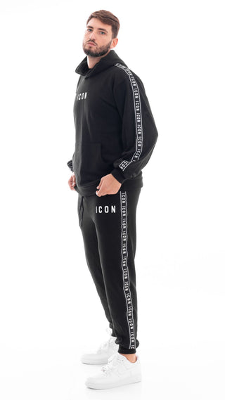 ICON JOGGER CON BANDE LATERALI UOMO IU9210P NER