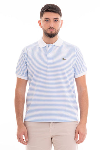 LACOSTE POLO DI COTONE A RIGHE ORIGINAL UOMO PH9753 F6Z