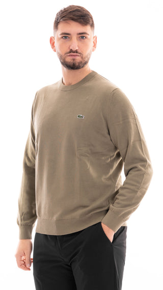 LACOSTE PULLOVER UOMO GIROCOLLO CON LOGO LACOSTE AH1985 BMY