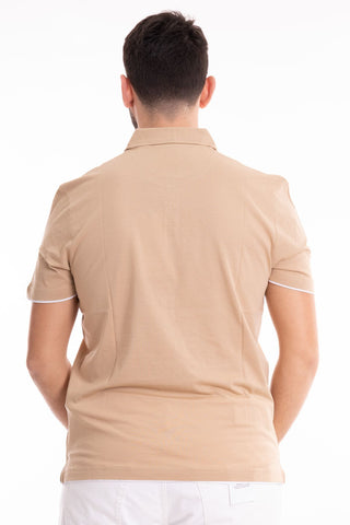 MARKUP SHORT SLEEVE POLO SHIRT IN JERSEY WITH CONTRASTS MK691018 CRD