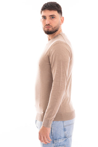 MARKUP ROUND NECK LONG SLEEVE T-SHIRT IN COTTON MK10006 CRD