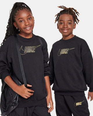 NIKE FELPA SPORTSWEAR CLUB FLEECE BIG JR FJ6161 010