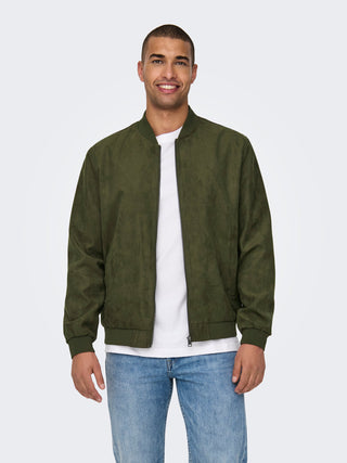 ONLY&SONS GIUBBOTTO LUCAS FAKE BOMBER UOMO 22027463 OLN