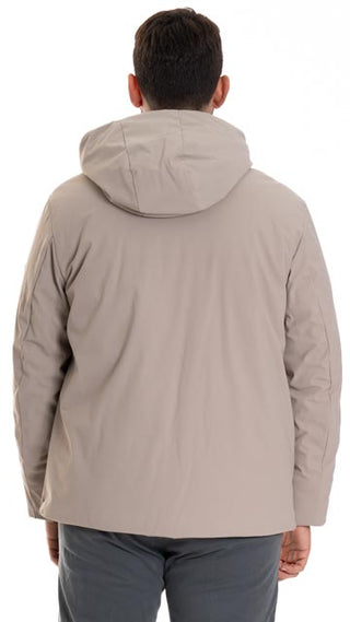 MARKUP GIUBBOTTO CON CAPPUCCIO IN SOFTSHELL UOMO MK794011 BEI