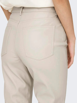 ONLY PANTALONE EMILY IN PELLE DONNA 15209293 SVL