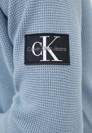 CALVIN KLEIN JEANS FELPA GIROCOLLO CON LOGO SU MANICA UOMO J323989 CH2