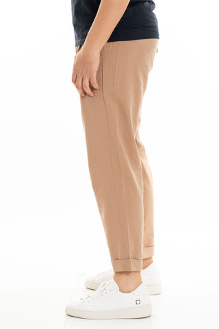 LORD PARTENOPEI LINEN TROUSERS PANTAM24-TAB