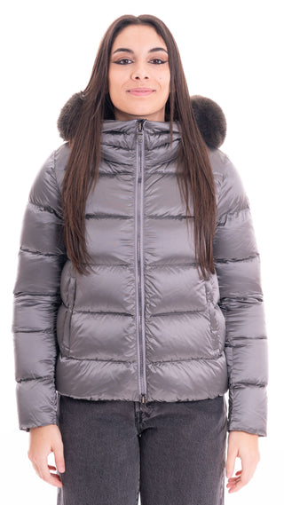 COLMAR SHORT DOWN JACKET WITH FUR HOOD WOMEN 2216E 2Y0 506