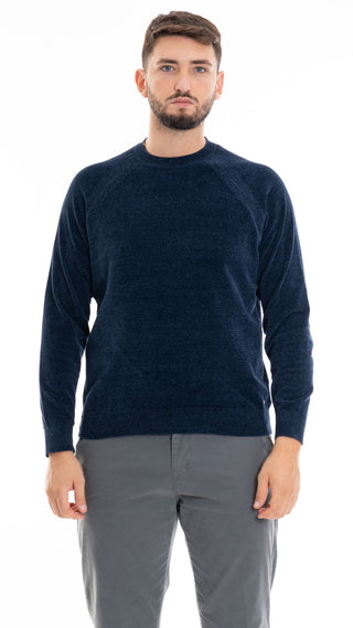 MARKUP MAGLIONE GIROCOLLO INCINIGLIA UOMO MK790129 BLU