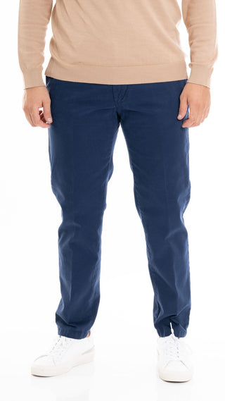 HYPS MEN'S FLORENTINE TROUSERS IN FLORENTINE ARMOURED COTTON 28 BLUE