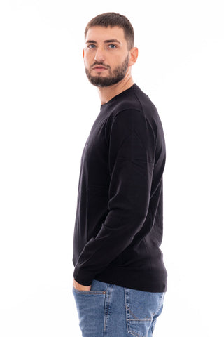 MARKUP CREW NECK SWEATER MEN MK20010 BLACK