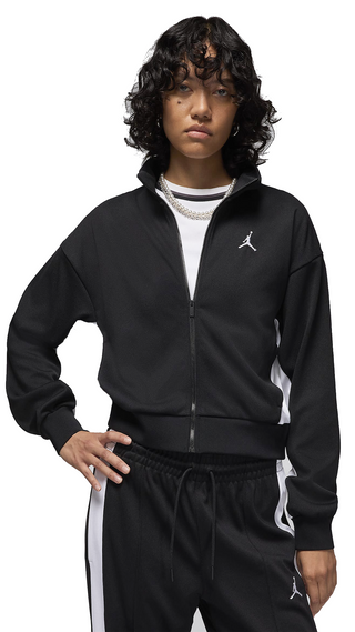 NIKE JORDAN FELPA CON LOGO E ZIP DONNA FV7104 010