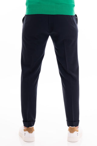 PATRICK&amp;SON TROUSERS IN COOL CAPRI WOOL LIGHT BLUE