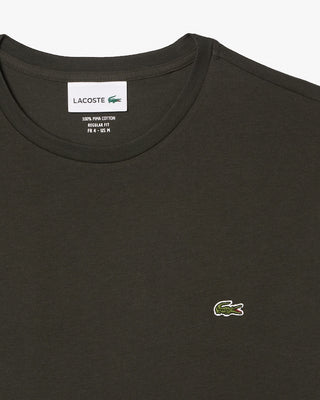 LACOSTE T-SHIRT  IN COTONE PIMA TH6709 L7A