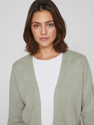 VILA CARDIGAN RIL GIROCOLLO DONNA 14060800 OLG