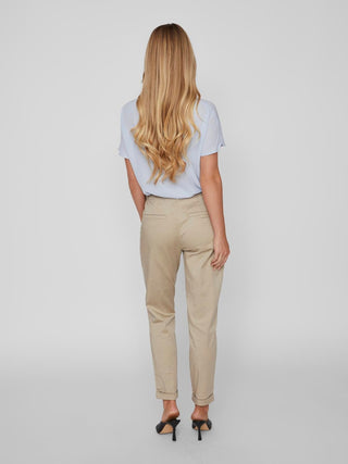 VILA PANTALONE CHINO DONNA 14050349 STC