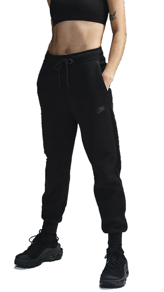 NIKE PANTALONE TECH IN FLEECE CON LOGO DONNA HV6779 010