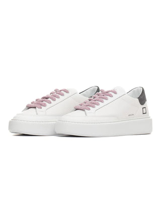 DATE SNEAKERS IN PELLE SFERA STRIPE W411-SF-SR-WY