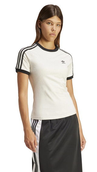 ADIDAS ORIGINALS T-SHIRT 3 RIGHE CON LOGO DONNA IR8104