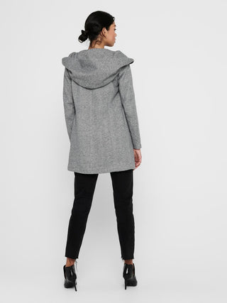 ONLY WOMEN'S SEDONA COAT (LIGHT GRAY MELANGE) 15142911 LGM