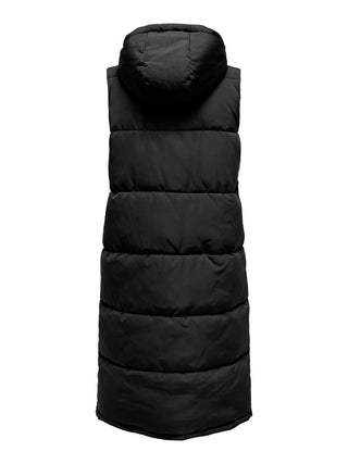 ONLY ALINA LONG JACKET SLEEVELESS WOMEN 15241995 BLK