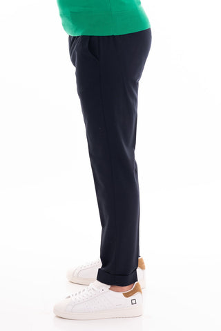 PATRICK&amp;SON TROUSERS IN COOL CAPRI WOOL LIGHT BLUE