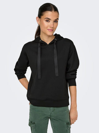 ONLY ALINA HOODIE WOMEN 15326742 BLK