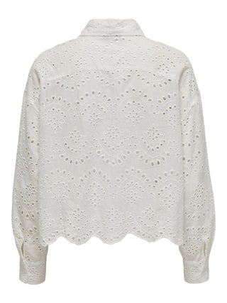 ONLY WOMEN'S LACE SHIRT 15269568 CLD